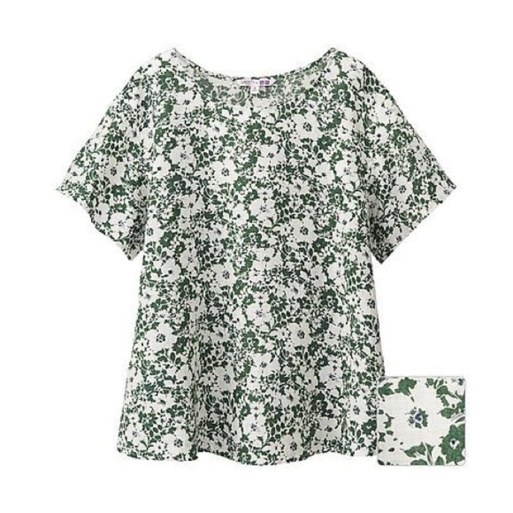 Liberty of London for Uniqlo Floral Linen Top